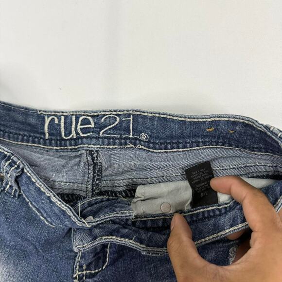 Rue 21 Vintage Low Rise Micro Shorts Size 7/8 - Picture 4 of 4